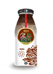 250ml Latte Coffee Glass bottle8